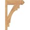 Ekena Millwork Merced Smooth Arts and Crafts Outlooker, Western Red Cedar, 5 1/2"W x 16"D x 24"H OUT06X16X24MRC03SWR - alternate 3